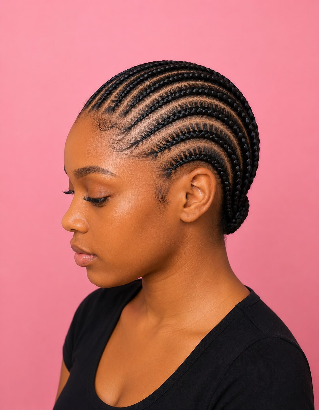 Free Hand Cornrows